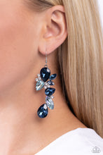 Load image into Gallery viewer, Fancy Flaunter - Blue Earrings
