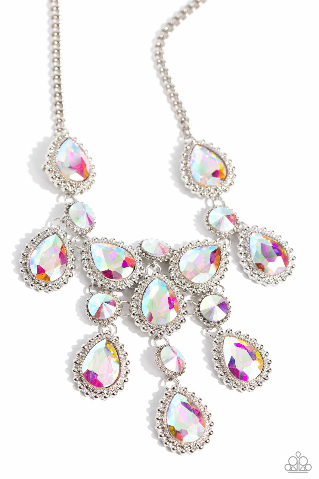 Dripping in Dazzle - Multi Necklace