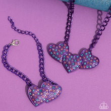 Load image into Gallery viewer, Low-Key Lovestruck - Purple Paparazzi Necklace
