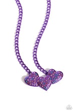 Load image into Gallery viewer, Low-Key Lovestruck - Purple Paparazzi Necklace
