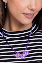 Load image into Gallery viewer, Low-Key Lovestruck - Purple Paparazzi Necklace
