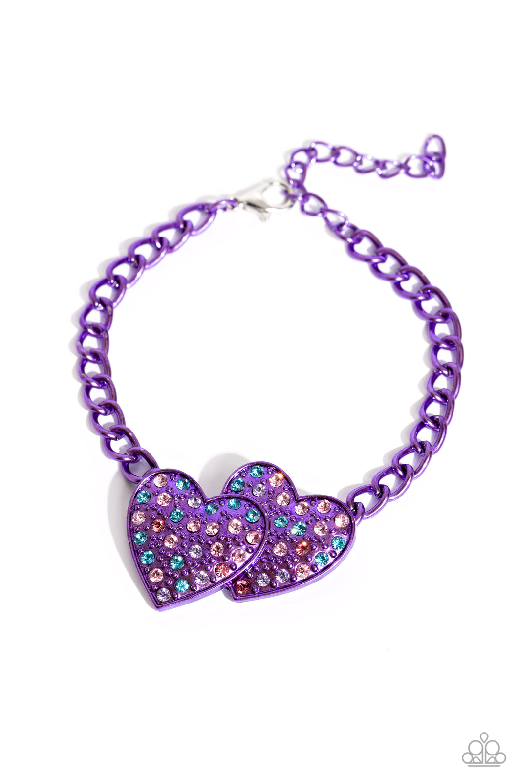 Lovestruck Lineup - Purple  Paparazzi Bracelet