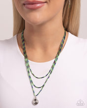 Load image into Gallery viewer, Spiral Safari - Green Paparazzi Necklace
