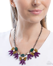 Load image into Gallery viewer, Folklore Flair - Purple Necklace
