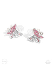 Load image into Gallery viewer, Fanciful Facade Pink Clip-on Earrings
