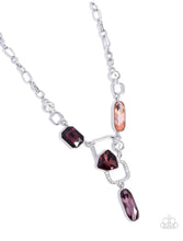 Load image into Gallery viewer, Artistic Elegance Purple Necklace
