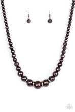 Load image into Gallery viewer, Party Pearls - Black - Paparazzi Necklace
