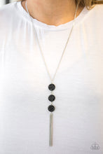 Load image into Gallery viewer, Triple Shimmer - Black - Paparazzi Necklace
