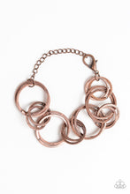 Load image into Gallery viewer, Give Me A Ring - Copper - Paparazzi Accessories
