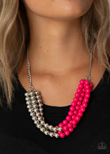 Load image into Gallery viewer, Layer After Layer - Pink - Paparazzi Necklace
