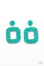 Load image into Gallery viewer, Paparazzi &quot;Beaded Bella &quot;  Blue Earrings
