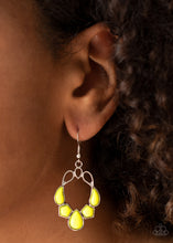 Load image into Gallery viewer, Its Rude to STEER - Yellow - Paparazzi Earrings
