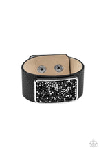 Load image into Gallery viewer, Interstellar Shimmer - Black Paparazzi Bracelet
