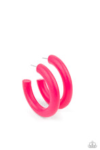 Load image into Gallery viewer, Woodsy Wonder - Pink Paparazzi Earrings
