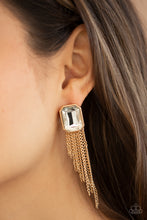 Load image into Gallery viewer, Save for a REIGNy Day - Gold - Paparazzi Earrings
