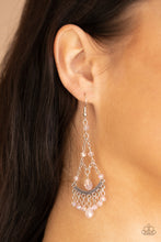 Load image into Gallery viewer, Paparazzi First In SHINE - Pink Earrings
