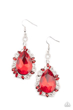 Load image into Gallery viewer, Royal Recognition - Red Earrings Paparazzi

