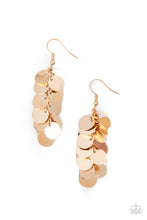 Load image into Gallery viewer, Hear Me Shimmer - Gold - Paparazzi Earrings
