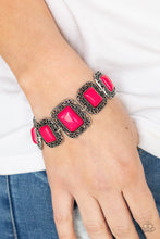 Load image into Gallery viewer, Paparazzi  Accessories Retro Rodeo - Pink Bracelet
