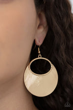 Load image into Gallery viewer, Fan Girl Glam - Gold Paparazzi Earrings
