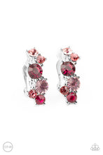 Load image into Gallery viewer, Cosmic Celebration - Pink Clip-on Earrings
