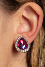 Load image into Gallery viewer, Cosmic Castles - Pink Paparazzi Clip-on Earrings
