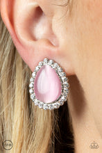 Load image into Gallery viewer, Downright Demure - Pink Paparazzi Earrings
