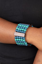 Load image into Gallery viewer, Paparazzi Island Soul - Blue Bracelet
