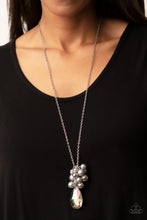 Load image into Gallery viewer, Drip Drop Dazzle - Silver Paparazzi Necklace
