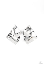 Load image into Gallery viewer, Modern Maverick - Silver Paparazzi Earrings
