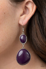 Load image into Gallery viewer, Soulful Samba - Purple Paparazzi Earrings
