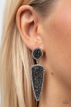 Load image into Gallery viewer, Druzy Desire - Silver Paparazzi Earrings
