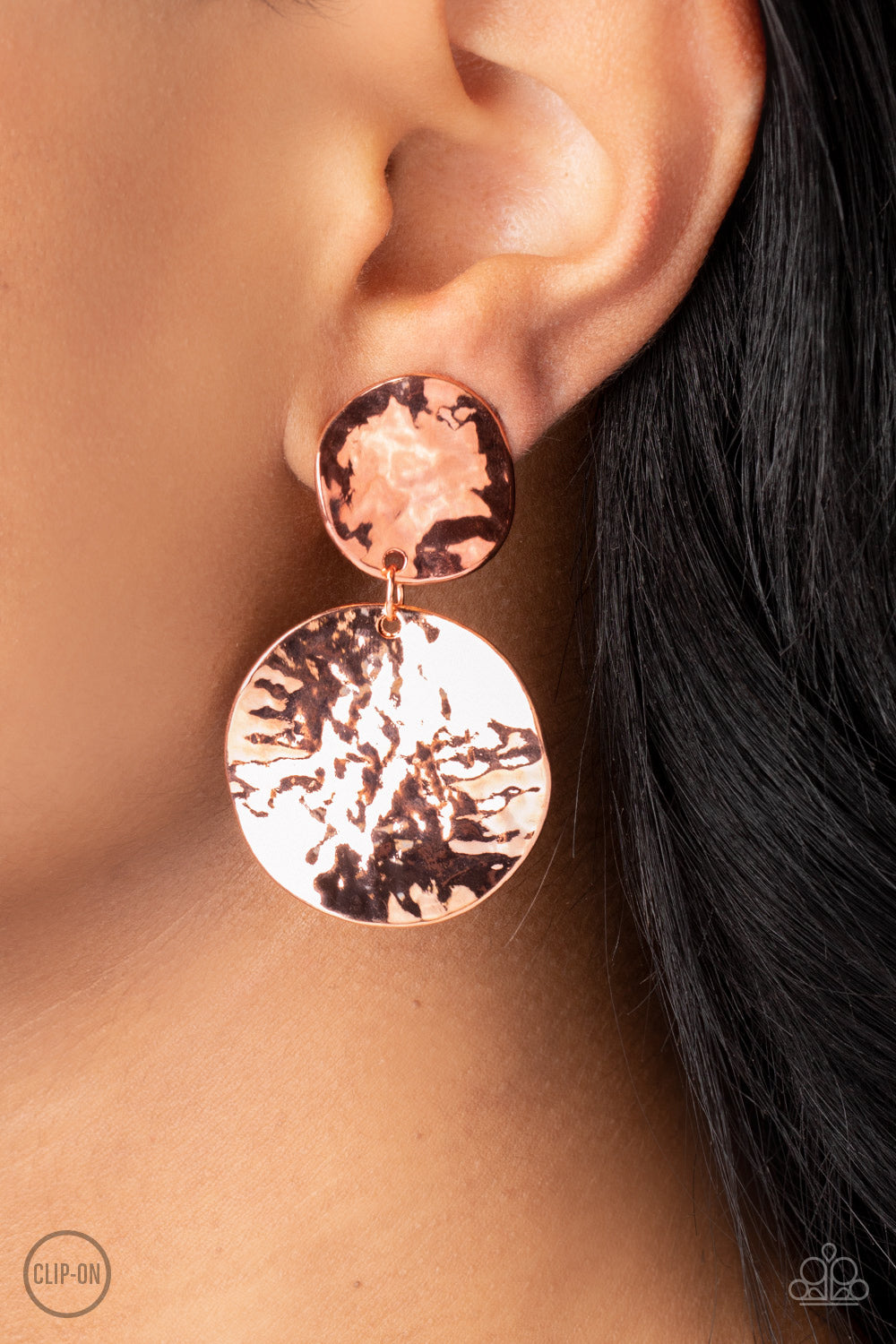 Rush Hour - Copper Earrings