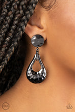 Load image into Gallery viewer, Metallic Magic - Black Paparazzi Earrings
