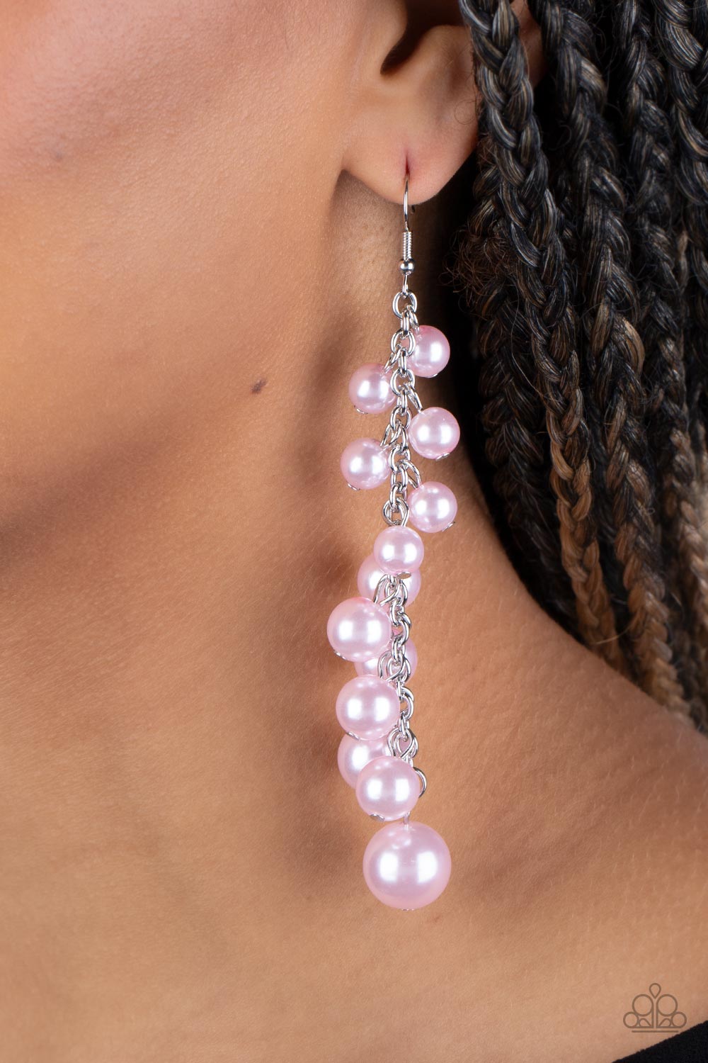 Atlantic Affair - Pink Earrings Paparazzi Accessories