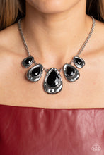 Load image into Gallery viewer, Formally Forged - Black Paparazzi Necklace
