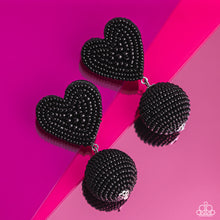 Load image into Gallery viewer, Spherical Sweethearts - Black Earrings
