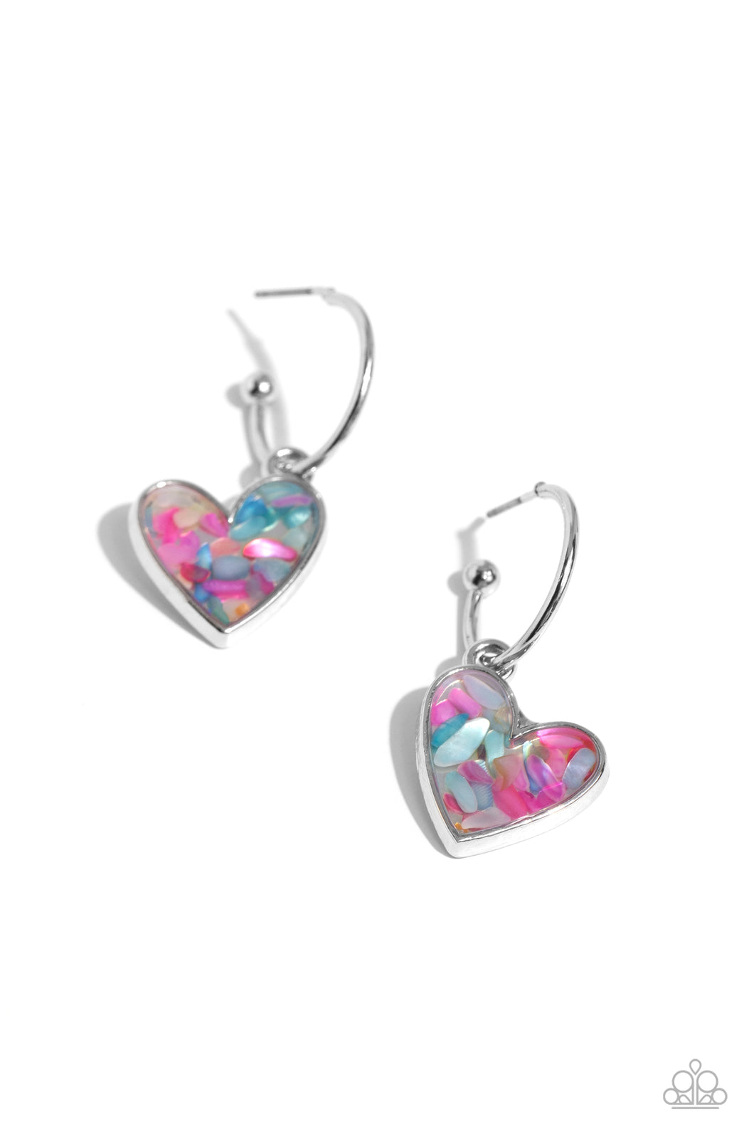 Shell Signal - Pink Paparazzi Earrings